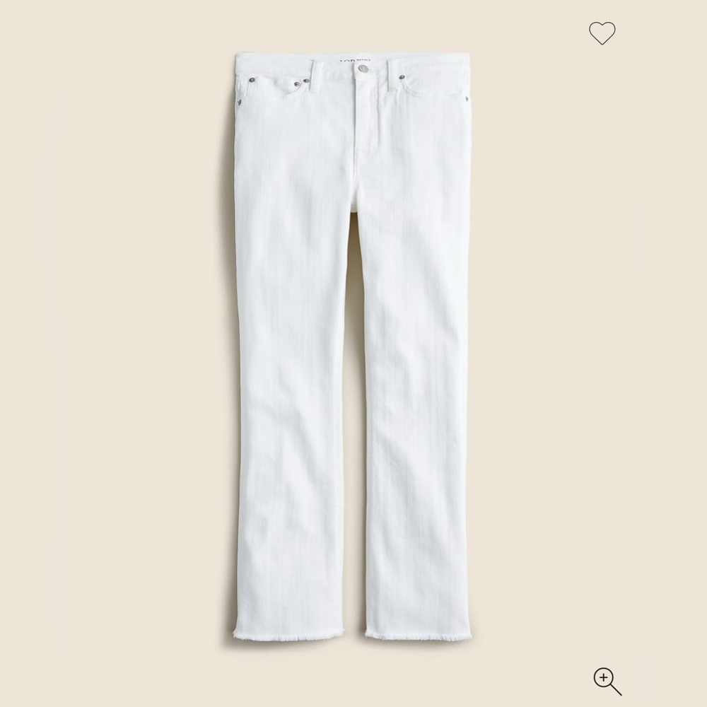NWT J. Crew Demi Boot Crop Jean, Sz 26